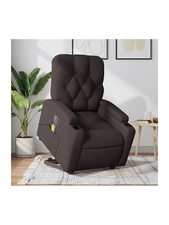 Fotoliu Relax Masaj cu Puf Sc. Coffee 74x86.5x9...