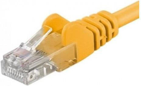 PremiumCord U/UTP Cat.6 (Gigabit) Καλώδιο Δικτύου Ethernet 0.5m Κίτρινο