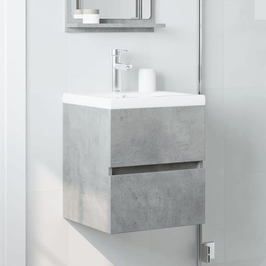 vidaXL Waschtisch ohne Waschbecken L41xB38.5xH45cm Gray