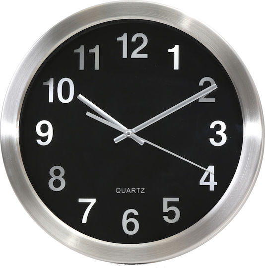 Platinet Wanduhr Silber