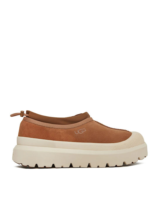 Tasman Weather Suede Γυναικεία Μποτάκια Καφέ