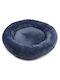 Animal Poof Dog Bed Blue 60x60cm