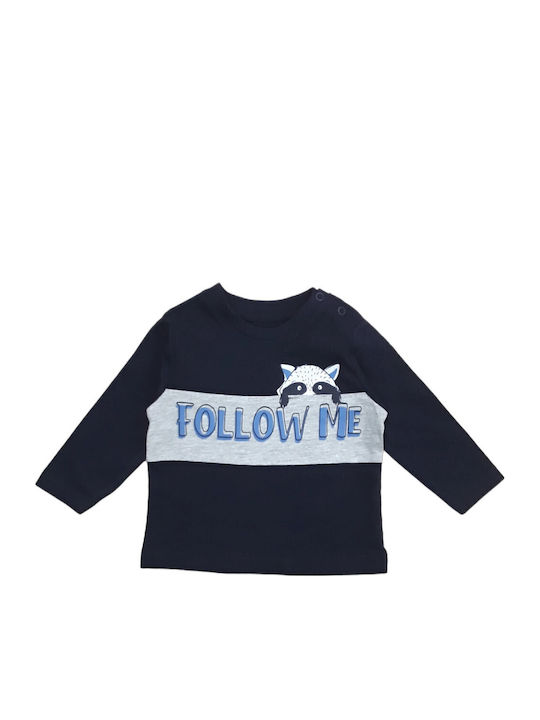 Детска блуза Черна Follow Me