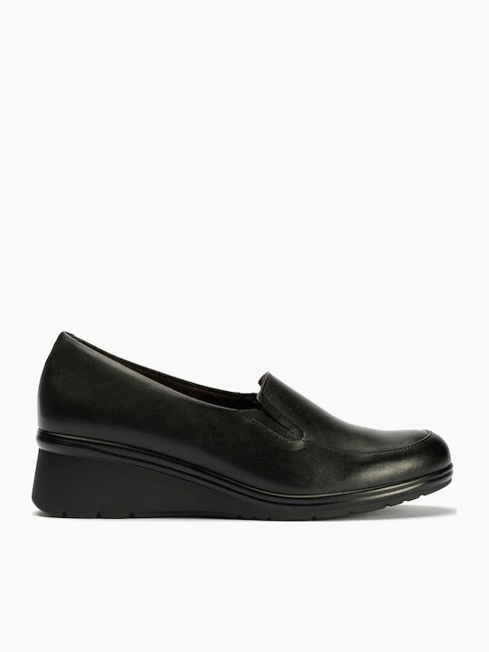 Leder Damen Mokassins in Braun Farbe