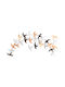 HomeMarkt Wall Decor Birds Multicolour Made of Metallic 131x7cm