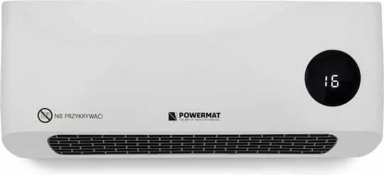 Powermat Konvektorheizung Wand 1000W mit elektronischem Thermostat Weiß