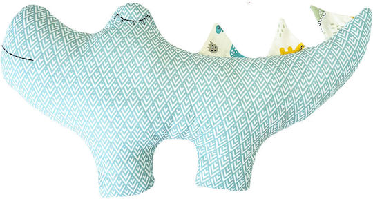 Bunny Bebe Handmade Crib Decorative Pillow Crocodile Green