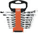 Set Ratchet Combination Wrenches 41rm 8-19mm 8 Pcs
