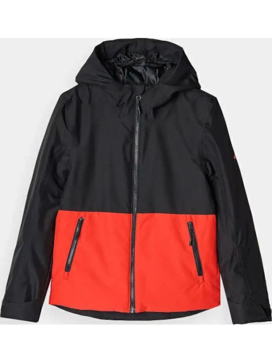 4F Kids' Sports Jacket with Hood Black