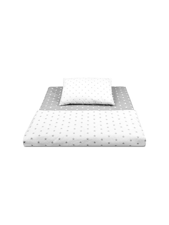 Maboo Baby Duvet Cover Set With Pillowcase White 100x135cm