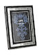 Holzrahmen Schwarz-Silber 10x15cm Inart 3-30-105-0003
