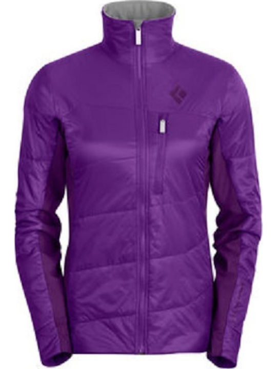Access Hybrid Women's Short Lifestyle Jacket for Winter Spectrum Purple