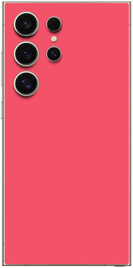 Gams Husă Spate Premium Vinyl Skin Back Plate pentru Galaxy S24 Ultra Pink Matte