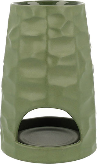 Керамична восъчна горелка "Издълбаната армия" Scentchips каки 10x10x15 850129