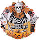 Carnival Wreath for Halloween 3D Design 1 1pcs