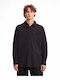 Zander Langärmlig Hemd Asphalt Black