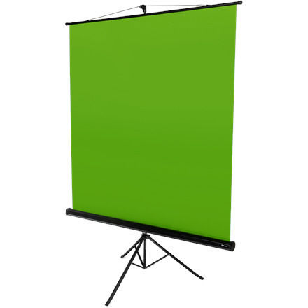Arozzi Green Screen Green Photography Backdrop for Photographers Streamers Mobile Tripod 90 Inches 228 Cm 157 x 157 Cm Black Case