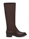 Leather Women's Boots Brown