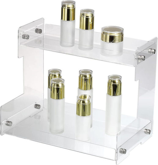 Sourcing Map Two-tier Bathroom Counter Organizer