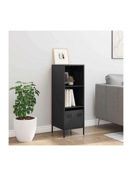 Kabinett Büro Black 35x39x103.5cm