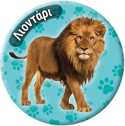 Round Magnet Animals 1 Lion