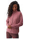 Fleece Γυναικεία Ζακέτα με Φερμουάρ Pink