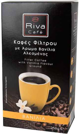 Riva Café Filter Coffee Vanilla Ground 250gr