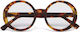 Okkia Laura Lesebrillen +2.00 in Braun Farbe