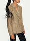 Silvian Heach Blazer pentru femei Sacou Gold