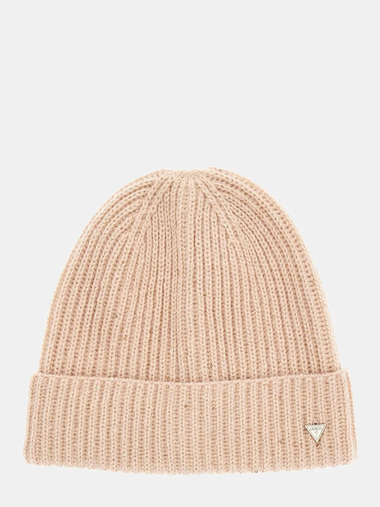 Beanie Beanie Knitted in Pink color