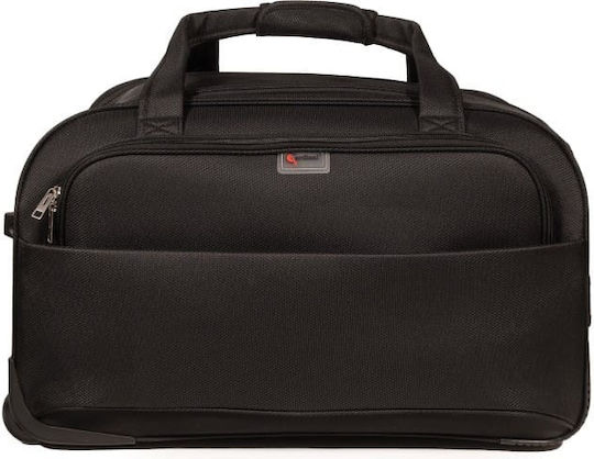 Cardinal Geantă de voiaj 46.6lt Negru cu roți Textil L49xW28xH30cm