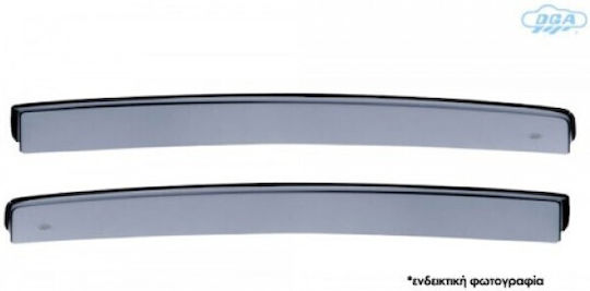 DGA Σετ Ανεμοθραύστες Αυτοκινήτου Πίσω για Seat Leon 2005-2012 2τμχ