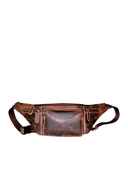 Leather Creations XK Leather Waist Bag Tabac Brown