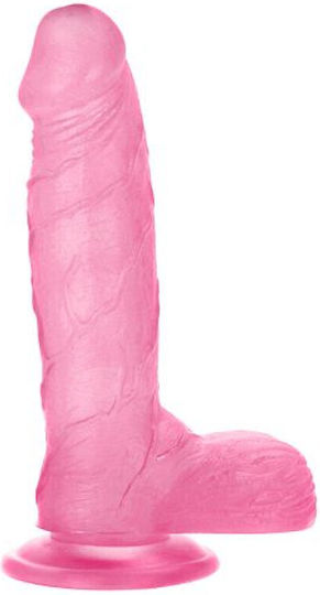 Toyz4lovers Realistisches Dildo mit Hoden und Saugnapf Rosa 24cm