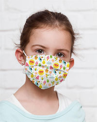Mocco Pineapple Child Cotton Face Mask Multicolour Use 15x25 Cm Mocco Pineapple Child Cotton Face Mask Multicolour Use 15x25 Cm