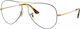Ray Ban Metal Eyeglass Frame Gold RB6489 3177/58