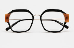 Kaleos Eyeglass Frame Black McLaughlin