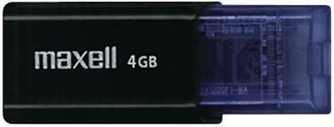 Maxell 4GB USB 2.0 Stick Schwarz