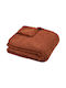 S-f Montreal Set Blanket Fleece Half-Double 180x220cm Roux