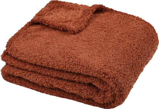 S-f Montreal Set Blanket Fleece Half-Double 180x220cm Roux