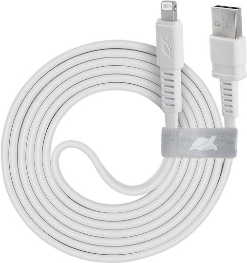 Usb-a To Lightning Cable 1.2m/white Ps6008 Rivacase