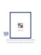 Blue Wooden Frame 2cm Glass 40x50cm