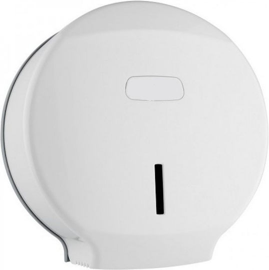 Dispenser alb pentru prosoape de hârtie Abs, role cu diametrul maxim de 24 cm, 27.5x27.5x12 cm