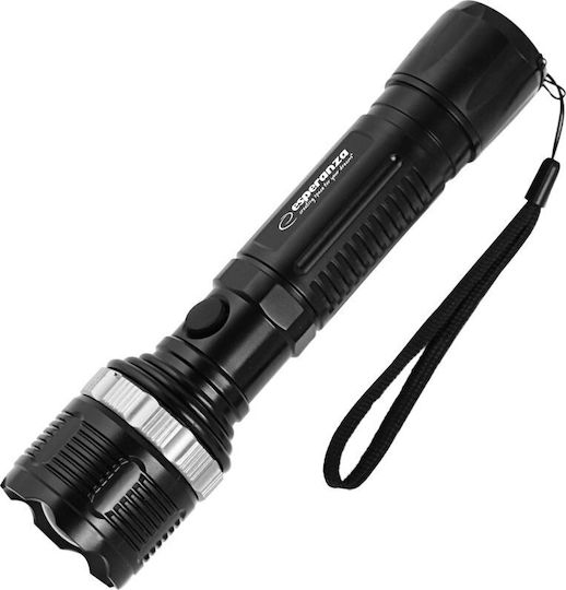 Esperanza Taschenlampe LED mit maximaler Helligkeit 75lm Schwarz
