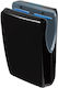 Vertical Hand Dryer Made Abs Hepa Filter 1500 W Fireproof Black 54x32x18 Cm
