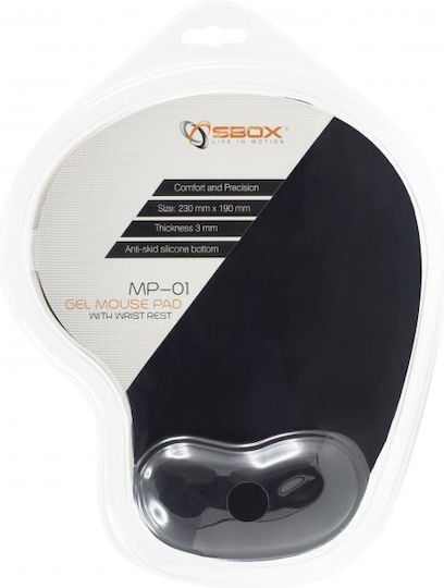 Sbox Mp-01b Schwarzes Gel-Mauspad