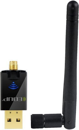 Edup Ep Ac1607 Dual Band 600 Mbps USB WiFi Adapter 2.4GHz 5.8GHz 802.11ac External Antenna