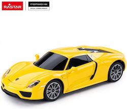 Rastar Porsche 918 Spyder Remote-controlled Car Yellow