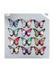 Hanging Butterfly Ornament Plastic 8x10cm Set 12pcs