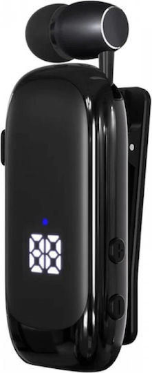 K88 In-ear Bluetooth Handsfree Earphone Lapel Black